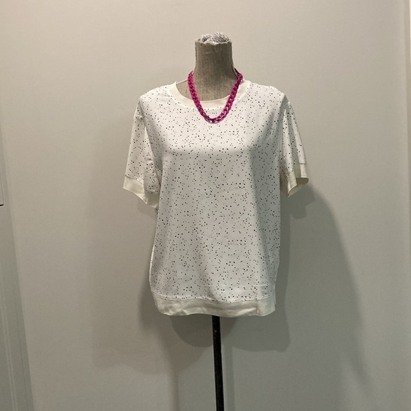 BELLE Vere Polka Dots Blouse Medium - Picture 11 of 14